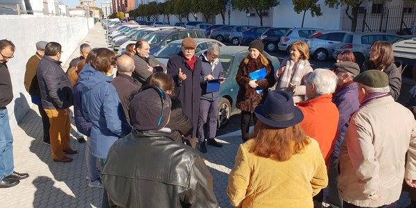 El Ayuntamiento concluye la primera fase de la reforma  integral de la Calle Tarfia en el Distrito Bellavista-La Palmera