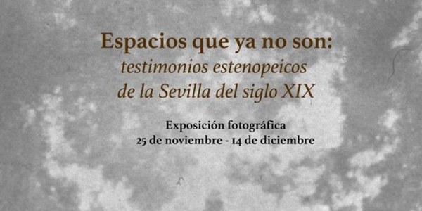 ESPACIOS QUE YA NO SON, IMÁGENES ESTENOPEICAS DE LA SEVILLA DEL SIGLO XIX