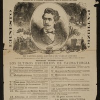 20-Teatro Eslava.  Compañía Nigromántica del conde de Castiglione. 1876/09/12 ©ICAS-SAHP, Archivo Municipal de Sevilla