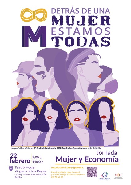 CARTEL JORNADA 22 FEB MUJER Y ECONOMÍA