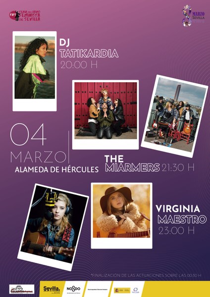 CARTEL ACTUACIONES MUSICALES 4 MARZO 2023